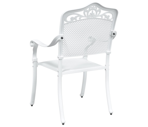 Silla de Exterior  Blanca Metal 62 x 64 x 93 cm Duradera