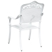 Silla de Exterior  Blanca Metal 62 x 64 x 93 cm Duradera