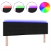 Cabecero  Diseño de Líneas Negro 80 cm Tela