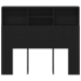 Cabecero  Gabinete Negro Roble 120x19x103.5 cm Madera Elaborada