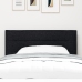Cabecera LED Diseño de Líneas Negra 80 cm Tela