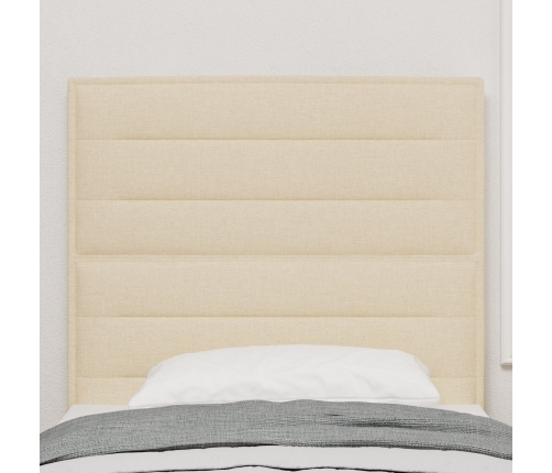 Cabecero  Crema Tela 80 cm Cabecero Rectangular