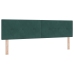 Cabecero Button Tufted Verde Oscuro 180 cm de Terciopelo