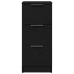 Armario Lateral de Roble Negro 30x30x70 cm Hecho de Madera Ingeniería