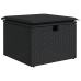 Conjunto de Sofá de Jardín  8 Piezas Negro, Marrón Ratán, Madera