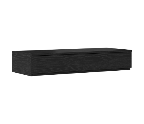 Cama con Almacenamiento  Roble Negro Madera Resistente