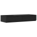 Cama con Almacenamiento  Roble Negro Madera Resistente