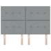 Luz de Cabecera LED Gris Claro 72 cm Tela