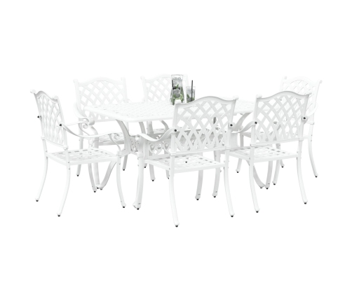 Juego de 4 Blanco Aluminio Fundido Para 6 Personas