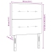 Cabecera LED Gris Claro 80 cm Terciopelo
