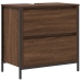 Conjunto de Muebles de Baño de 5 Piezas de  en Madera de Roble Marrón