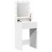 Mesa de tocador  con luces LED blanca 50x41x135 cm