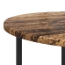 Mesa auxiliar de 2 piezas de madera antigua, madera de ingeniería y metal