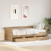 Cama Día  Roble artesanal Madera elaborada 90 x 190 cm Duradera