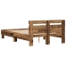 Armazón de Cama de Madera Elaborada Madera Vieja Madera