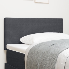 Cabecero  Diseño Sencillo Gris Oscuro 90 cm Microfibra