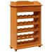 Expositor de Vino 90x60x30 cm Madera Maciza de Pino