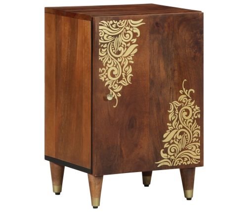 Armario de baño  Marrón miel Madera sólida de acacia 38 x 33 x 58 cm