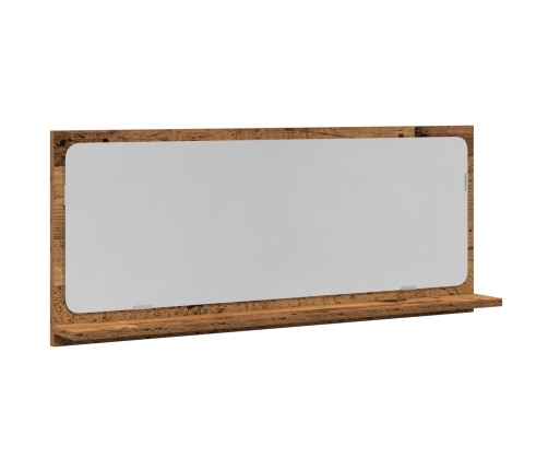 Espejo de baño de madera vintage  90x10,5x37 cm