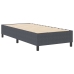 Cama Box Spring  Gris Oscuro 90x200 cm Tela de Pana