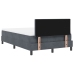 Cama con colchón Box Spring  Gris oscuro 120x200 cm Terciopelo