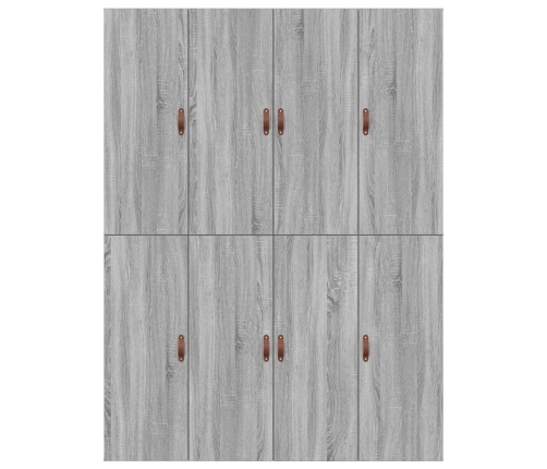 Armazón de cama  Gris Sonoma Tablero de partículas Queen