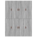 Armazón de cama  Gris Sonoma Tablero de partículas Queen