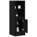 Gabinete Alto de Roble Negro 36x35.5x103.5 cm Madera MDF