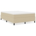 Cama con somier  Verde Claro Gris 160x200 cm Tela de Corduroy