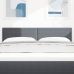 Cabecero  Diseño Sencillo Gris Oscuro 140 cm Tela de Corduroy