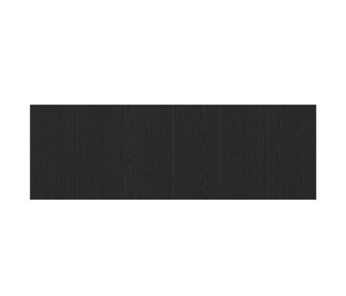 Cabecero de pared de roble negro  240x1.5x80 cm hecho de madera elaborada