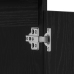 mueble de baño  lavabo negro roble 80x33x60 cm madera elaborada