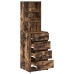Highboard  de Roble Ahumado 40x41x135 cm de Madera Elaborada
