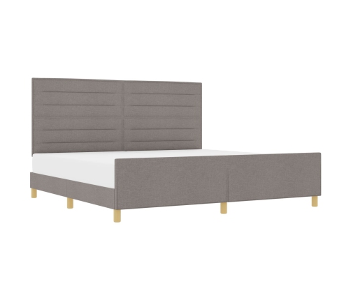 Cama  Taupe 200x200 cm de Tela