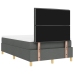 Cama con Somier  Gris Oscuro 120x200 cm Tela