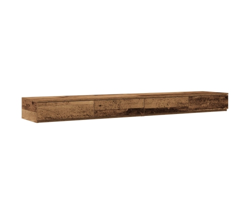 Cama con almacenamiento  Madera antigua 200x200 cm