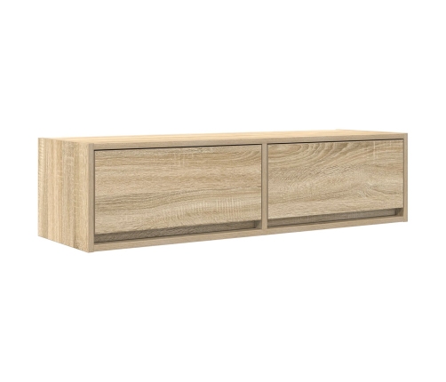 Mueble para TV Roble Sonoma 100x31x25,5 cm Madera elaborada
