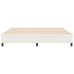 Cama de muelles  Crema 200x200 cm Tela pana