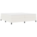 Cama de muelles  Crema 200x200 cm Tela pana