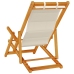 Sillas de playa plegables  2 pcs Taupe de Madera de Acacia y Textilene