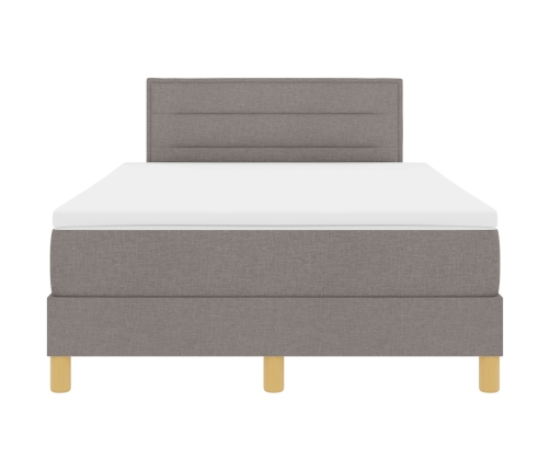 Cama Box Spring con Colchón Topo 120x200 cm Tela