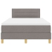 Cama Box Spring con Colchón Topo 120x200 cm Tela