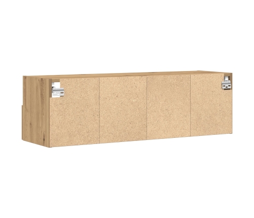 Mueble de Televisión  de Roble Artisan 100x30x30 cm de Madera Elaborada