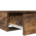 Mesa de Noche  Roble Ahumado Madera Durable 160 x 36.5 x 16.5 cm
