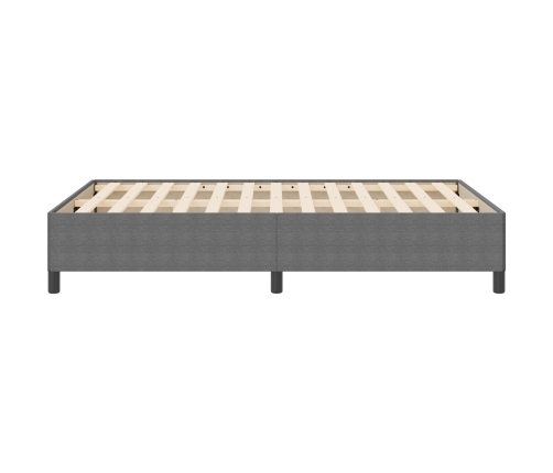 Cama con Estructura Gris Claro 160x200 cm de Tela de Pana