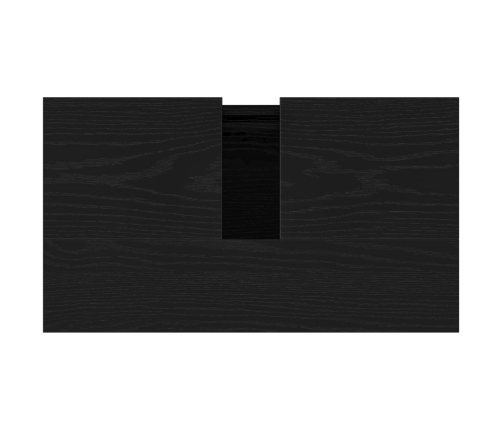 Gabinete para Lavabo  Roble Negro 58x33x60 cm Madera Elaborada