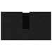 Gabinete para Lavabo  Roble Negro 58x33x60 cm Madera Elaborada