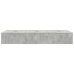 Estructura de cama  Gris concreto Concreto Individual Duradera