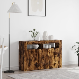 Aparador  Roble Ahumado Madera Ingenierizada 116 x 30 x 75 cm