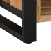 Banco para Zapatos 100x40x50 cm Madera Maciza Rugosa de Mango